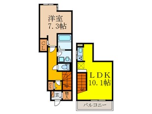 ラヴィエベルの物件間取画像